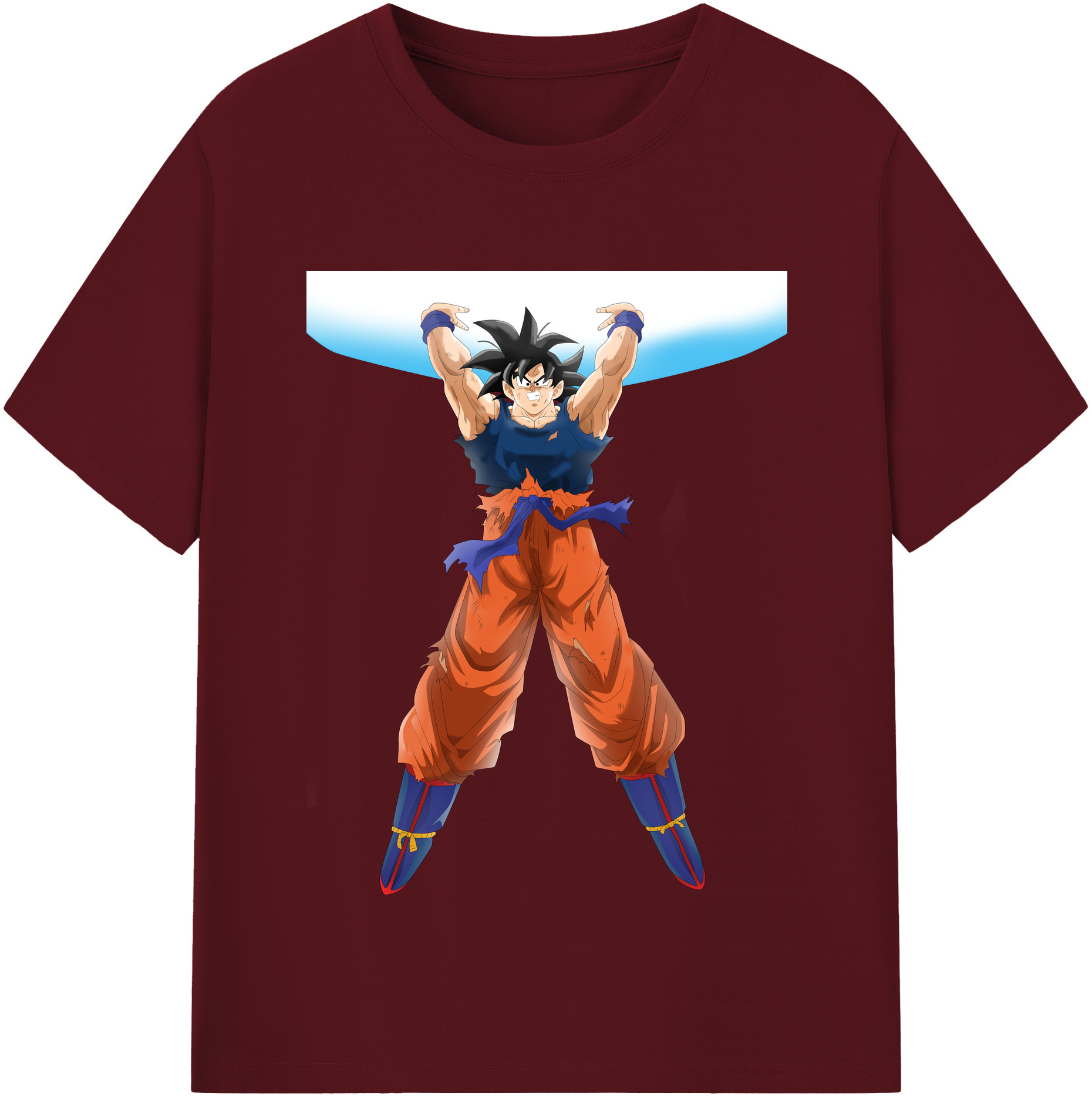 （画像用） ドラゴンボール 孫悟空（そん ごくう）Son Goku カカロット DRAGON BALL Kakarotto 綿100％半袖Tシャツ（フロントプリント）